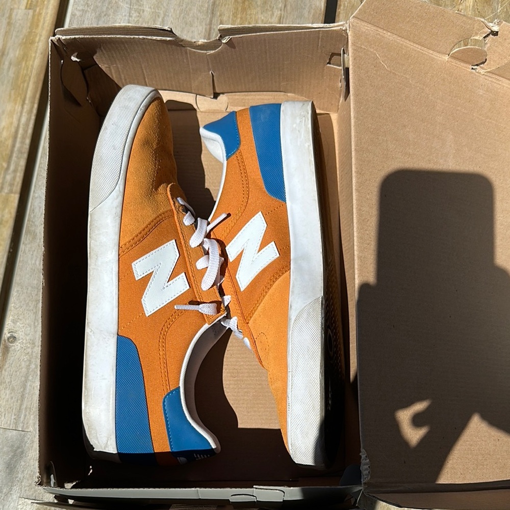 New Balance 272 Orange and Blue